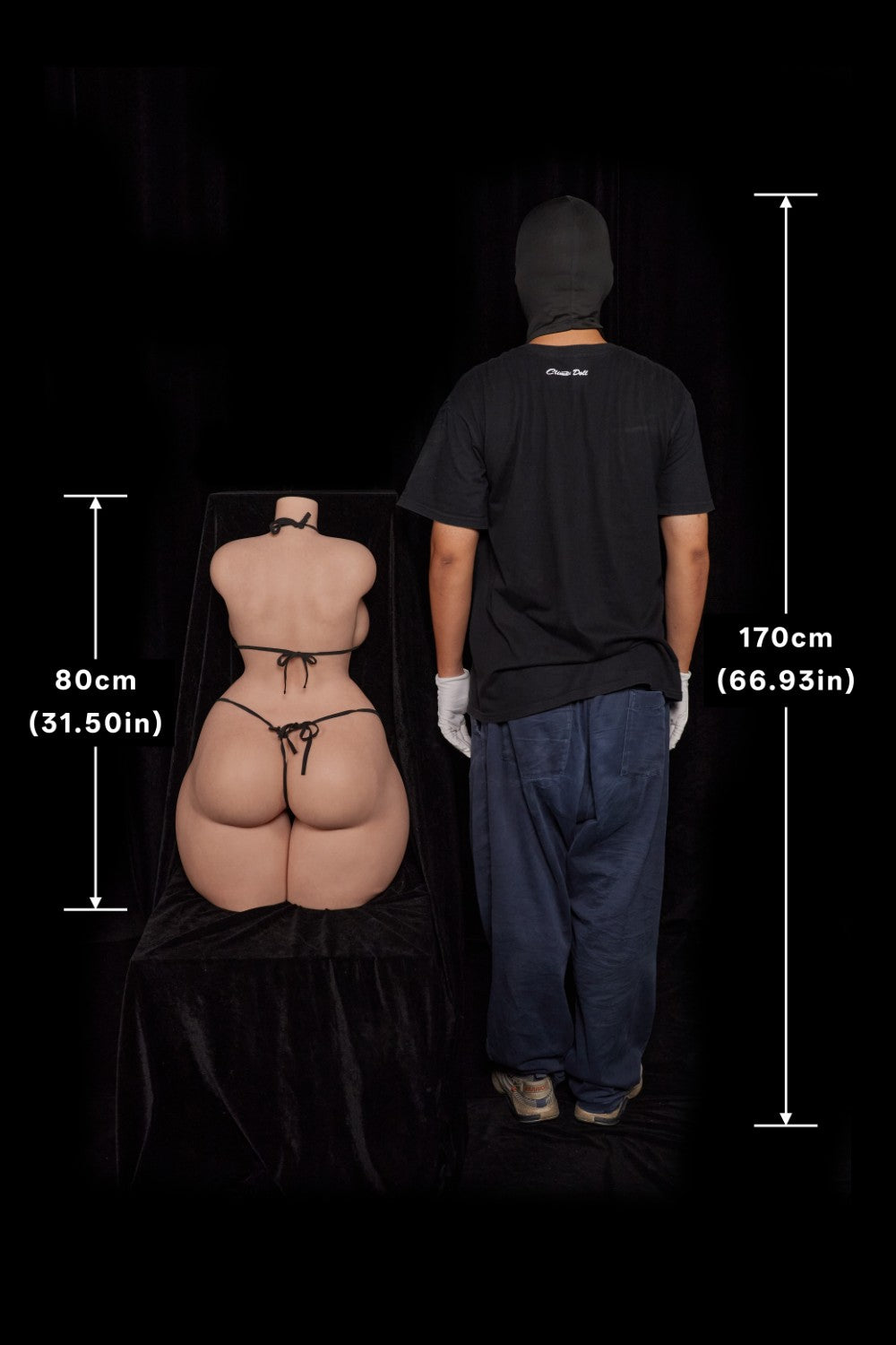 Extra Curvy Torso Sexdocka (Climax Doll ULW 84cm I-kupa Silikon)