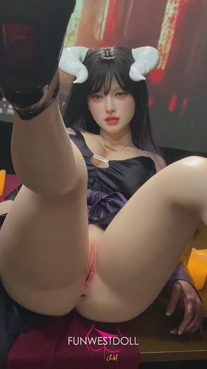 Chloé poupée sexuelle (FunWest Doll 160cm e-top # 035s Silicone)