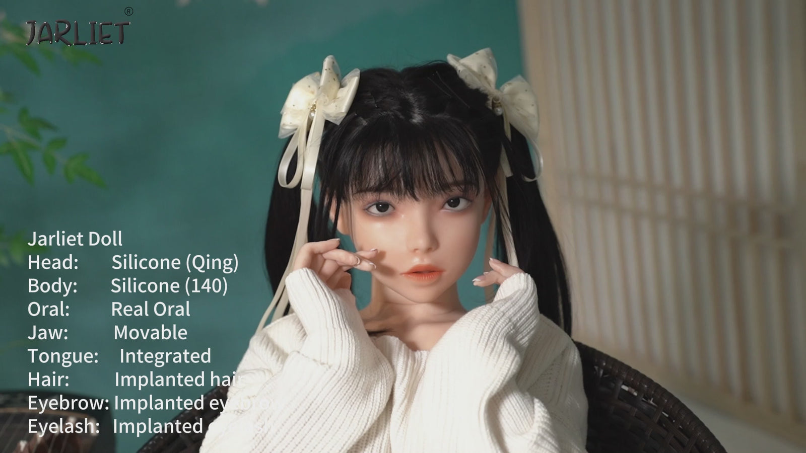 Qing-sekspop (Jarliet 140 cm C-cup siliconen)