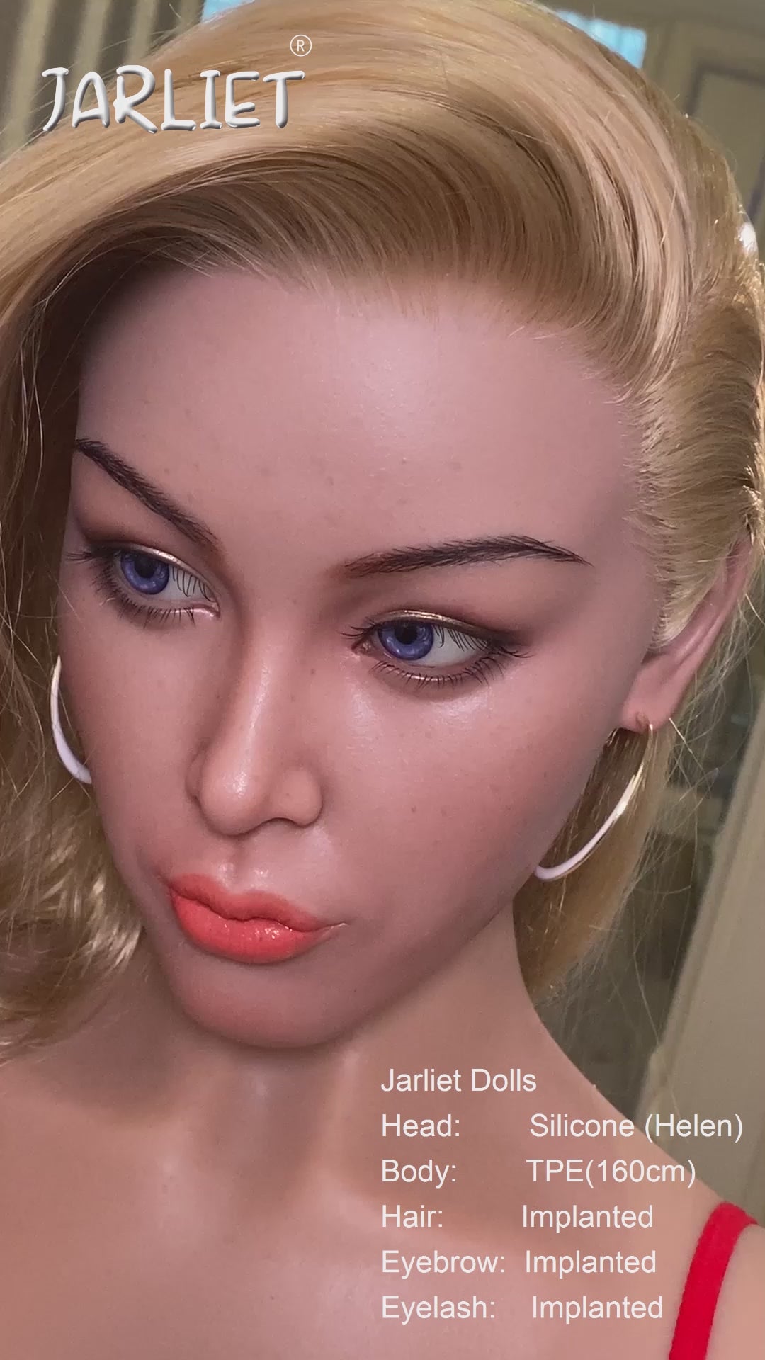 Hélène poupée sexuelle (Jarliet Bonnet D 160 cm TPE+Silicone)