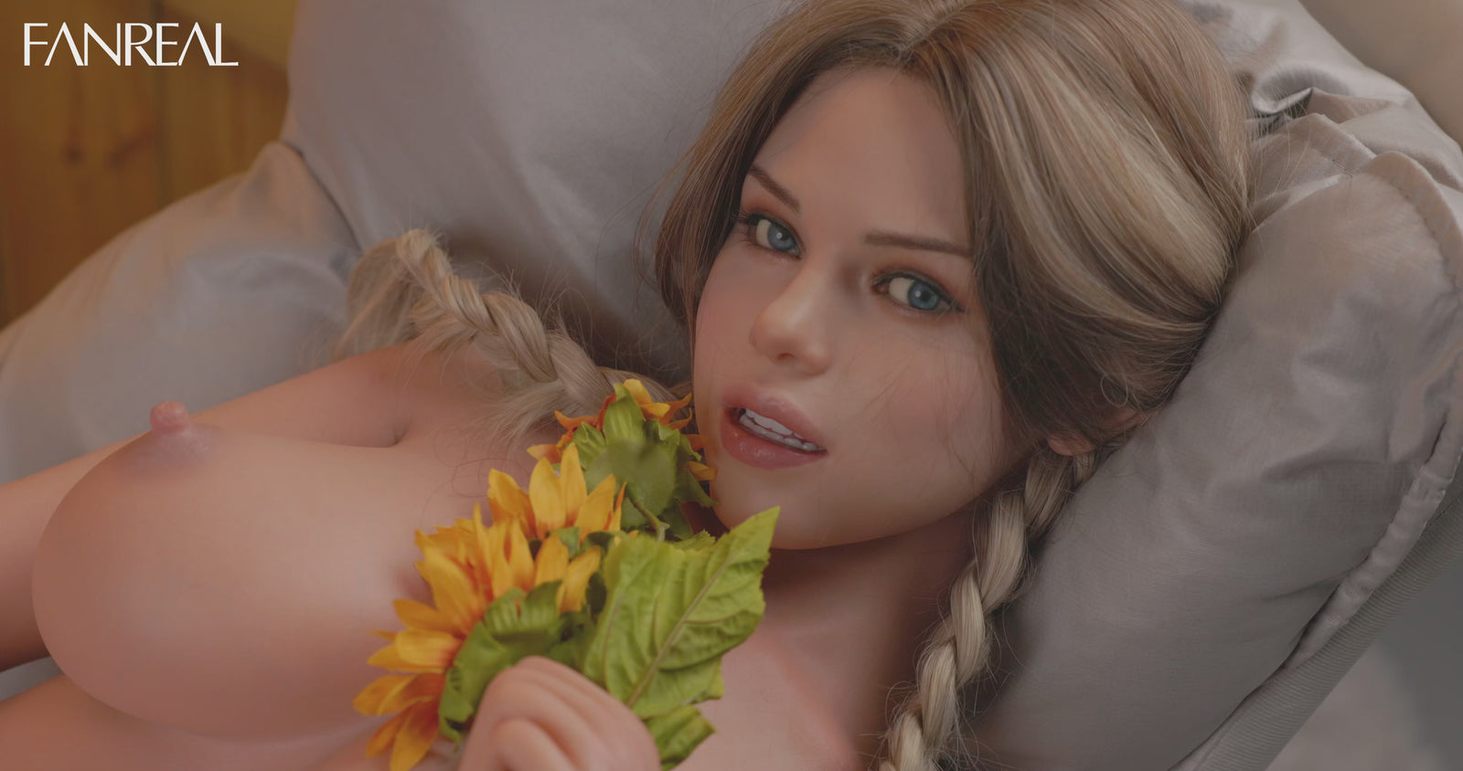 Carlee Torso-sekspop (FanReal Doll 109 cm F-cup siliconen)