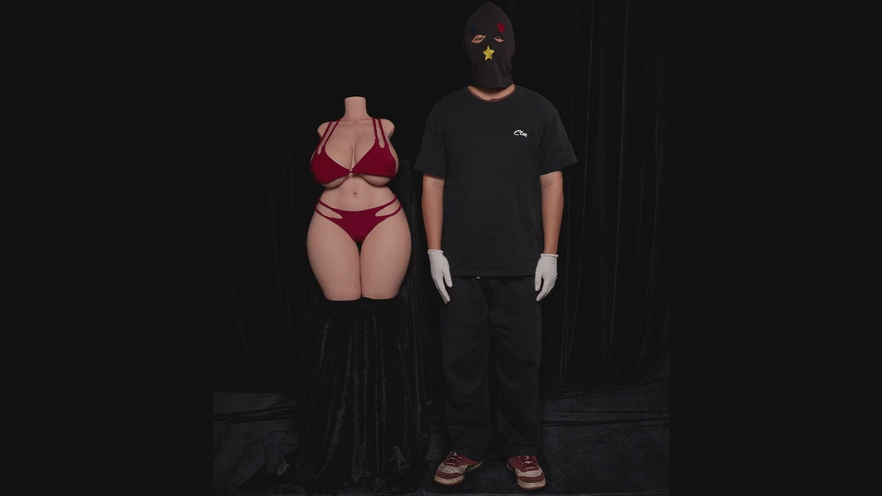 BBW Torso sekspop (Climax Doll ULW 80cm K-cup siliconen)