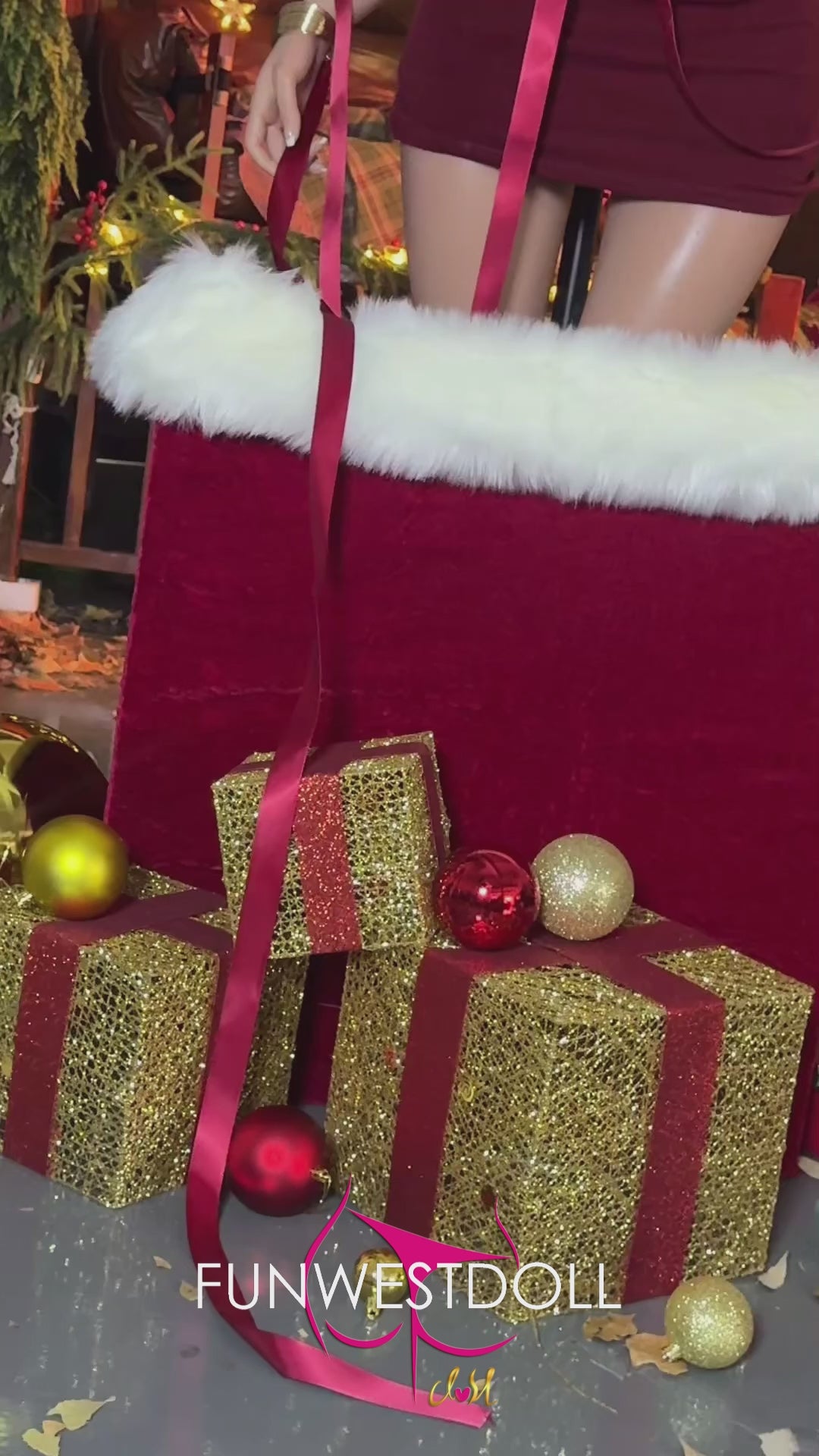 Lyra-sekspop (FunWest Doll G-cup van 157 cm #054SJ RST siliconen)