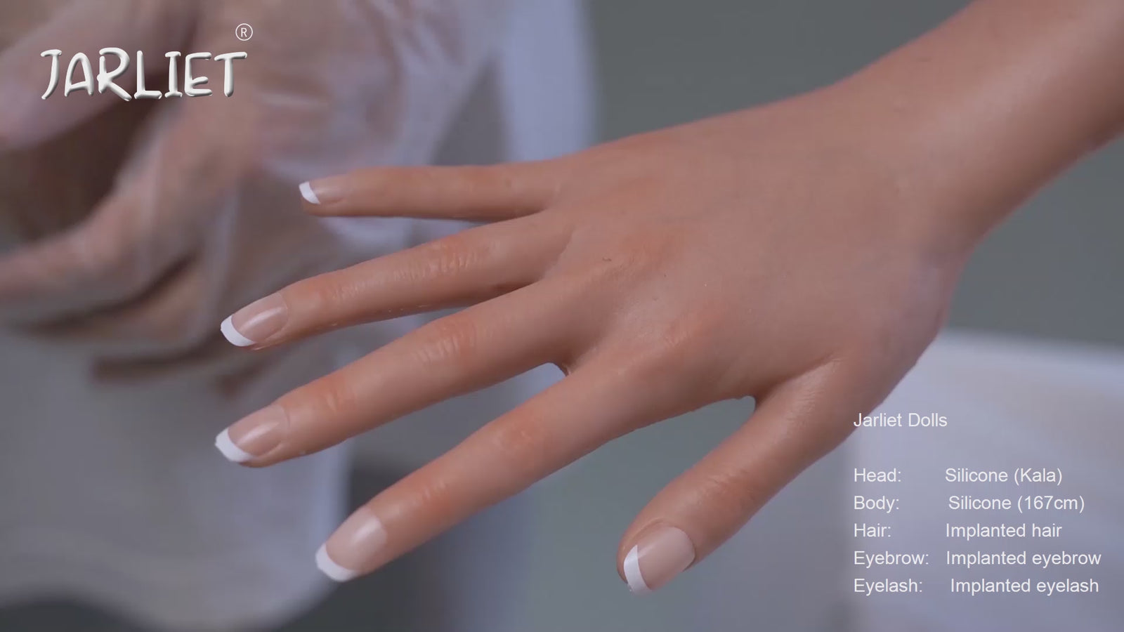 Chauve poupée sexuelle (Jarliet 167 cm (bonnet B en silicone)