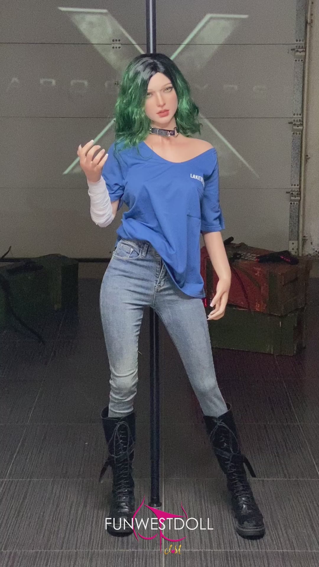 Alexa poupée sexuelle (FunWest Doll 157cm Bonnet D #045S Silicone)