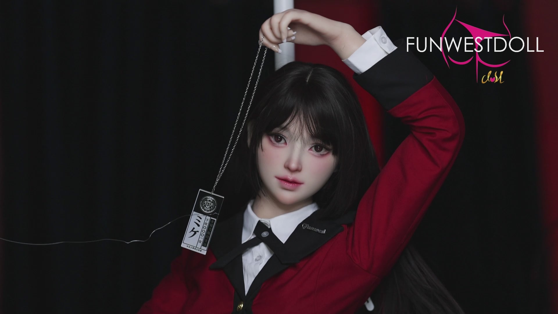 Yumeko Jabami poupée sexuelle (FunWest Doll 159cm a-t-cup # 038s Silicone)