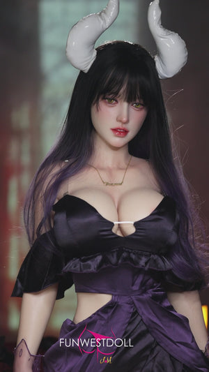Chloé poupée sexuelle (FunWest Doll 160cm e-top # 035s Silicone)