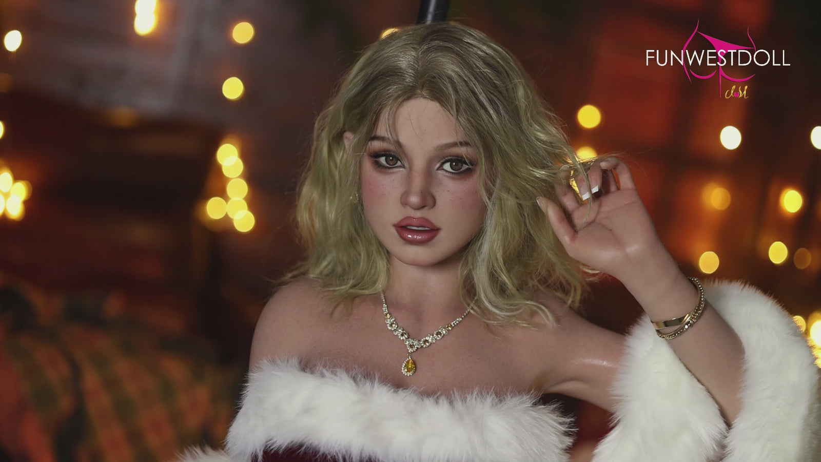 Lyra-sekspop (FunWest Doll G-cup van 157 cm #054SJ RST siliconen)