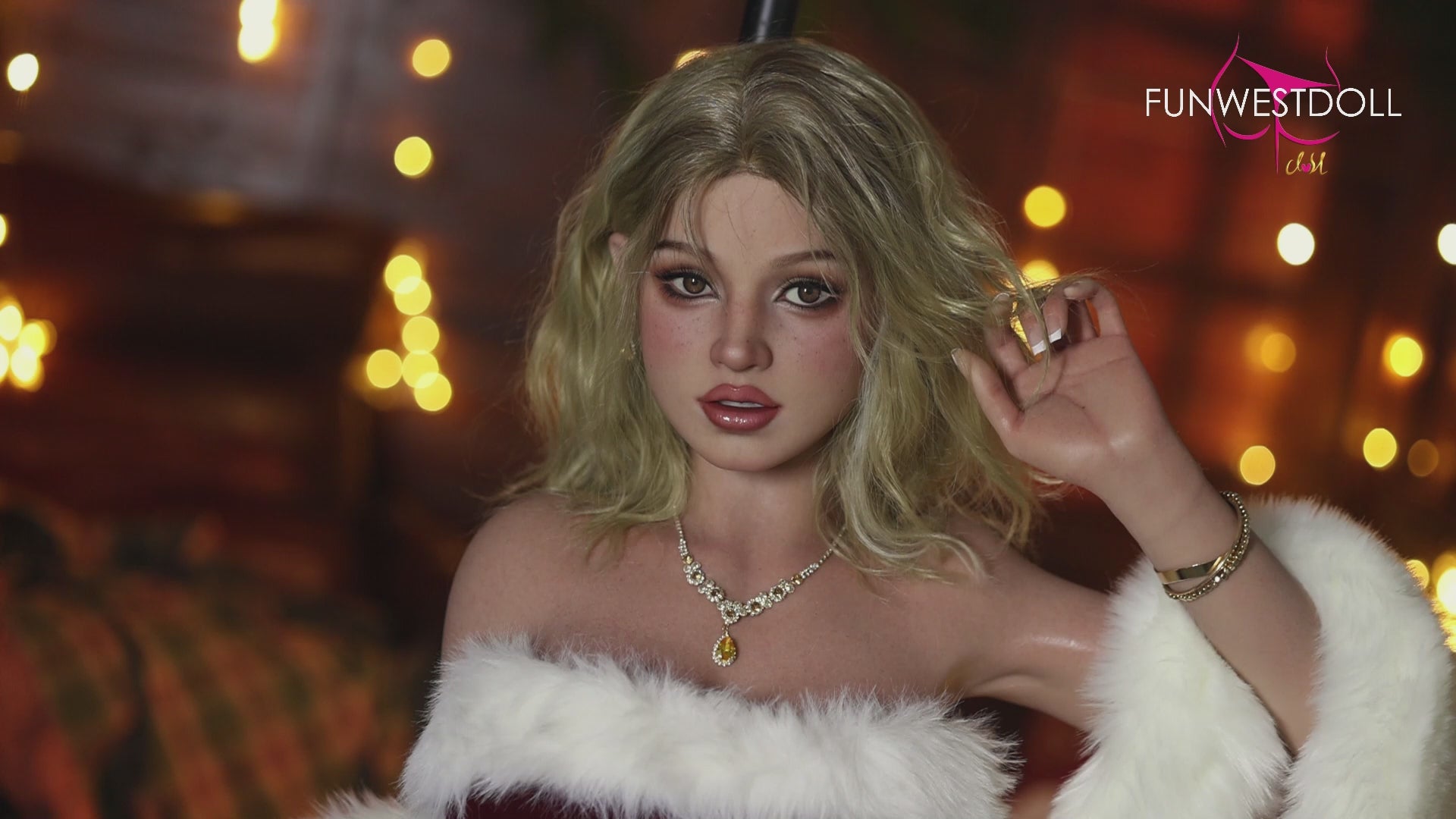 Lyra-sekspop (FunWest Doll G-cup van 157 cm #054SJ RST siliconen)