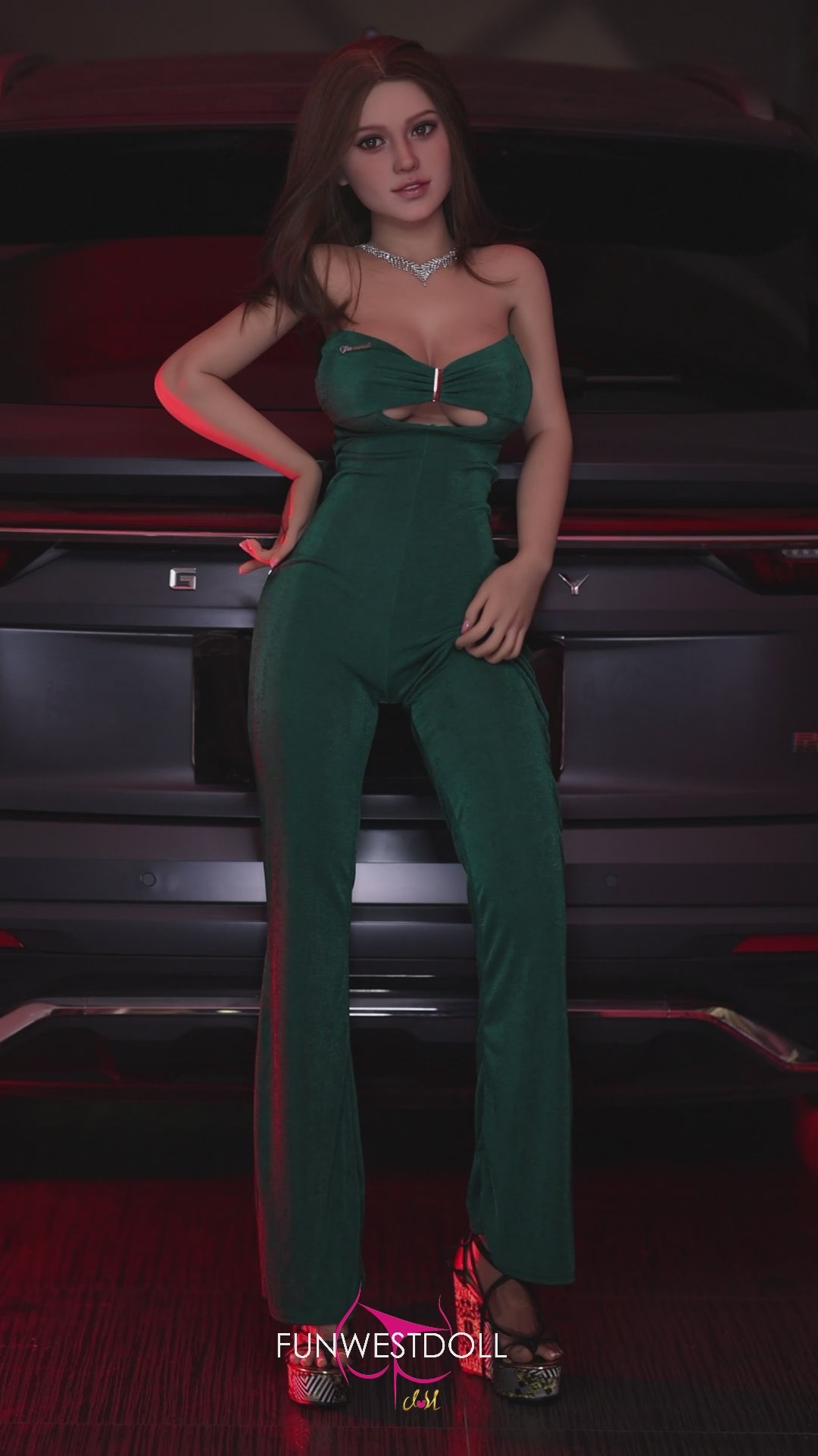 Roos sekspop (FunWest Doll 155 cm F-cup #043 TPE)