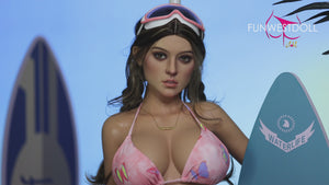 Jasmin poupée sexuelle (FunWest Doll 160cm e-top # 027s Silicone)