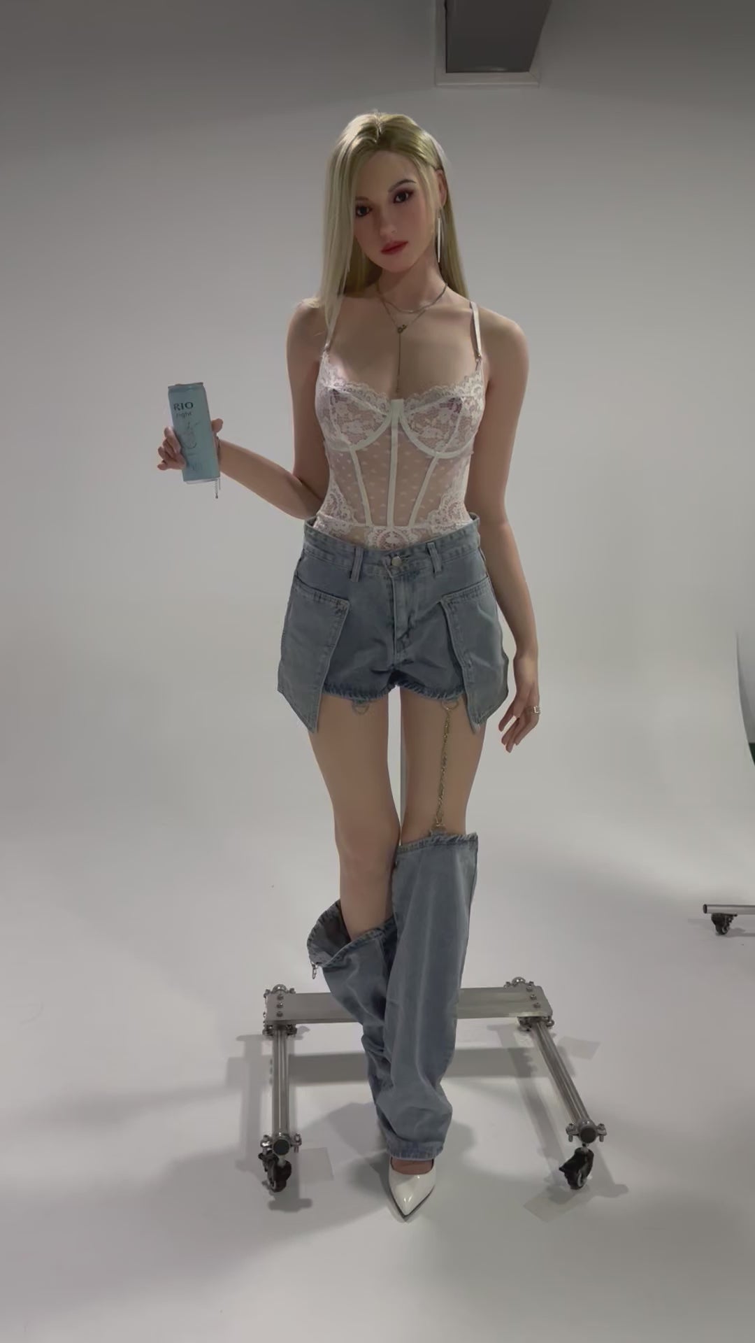 Zeina-sekspop (Zelex 175 cm E-cup GE111-1 siliconen)