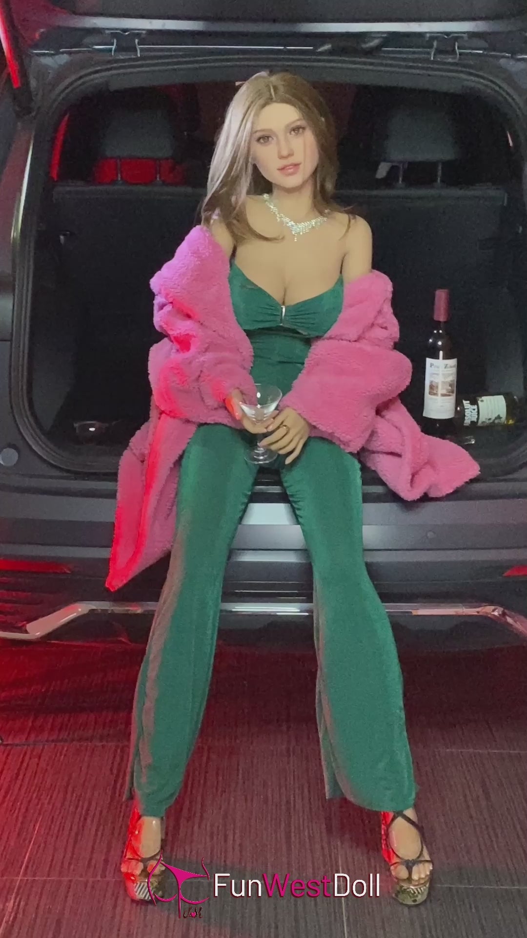 Roos sekspop (FunWest Doll 155 cm F-cup #043 TPE)