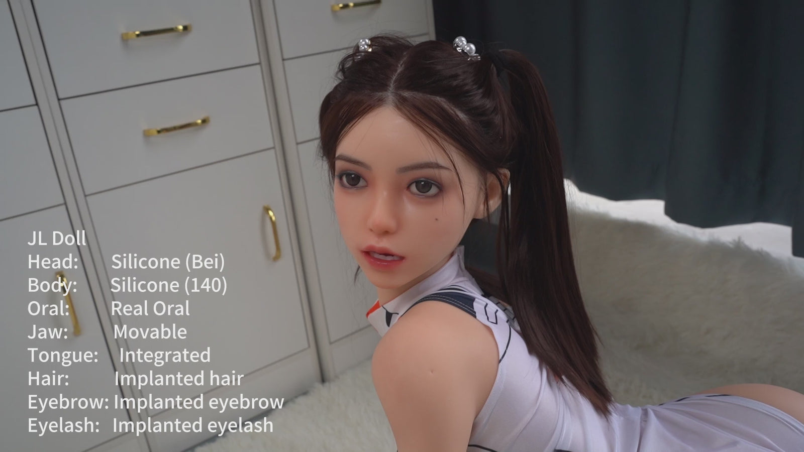 Prier poupée sexuelle (Jarliet 140 cm C-Cup Silicone)