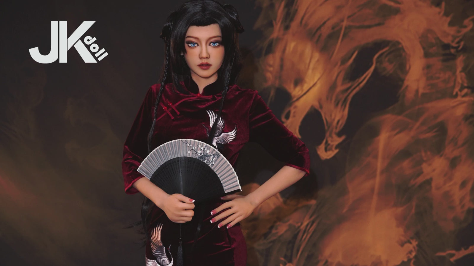 Ku Fung Fille poupée sexuelle (JK-Doll Bonnet D 160 cm JK1 TPE)