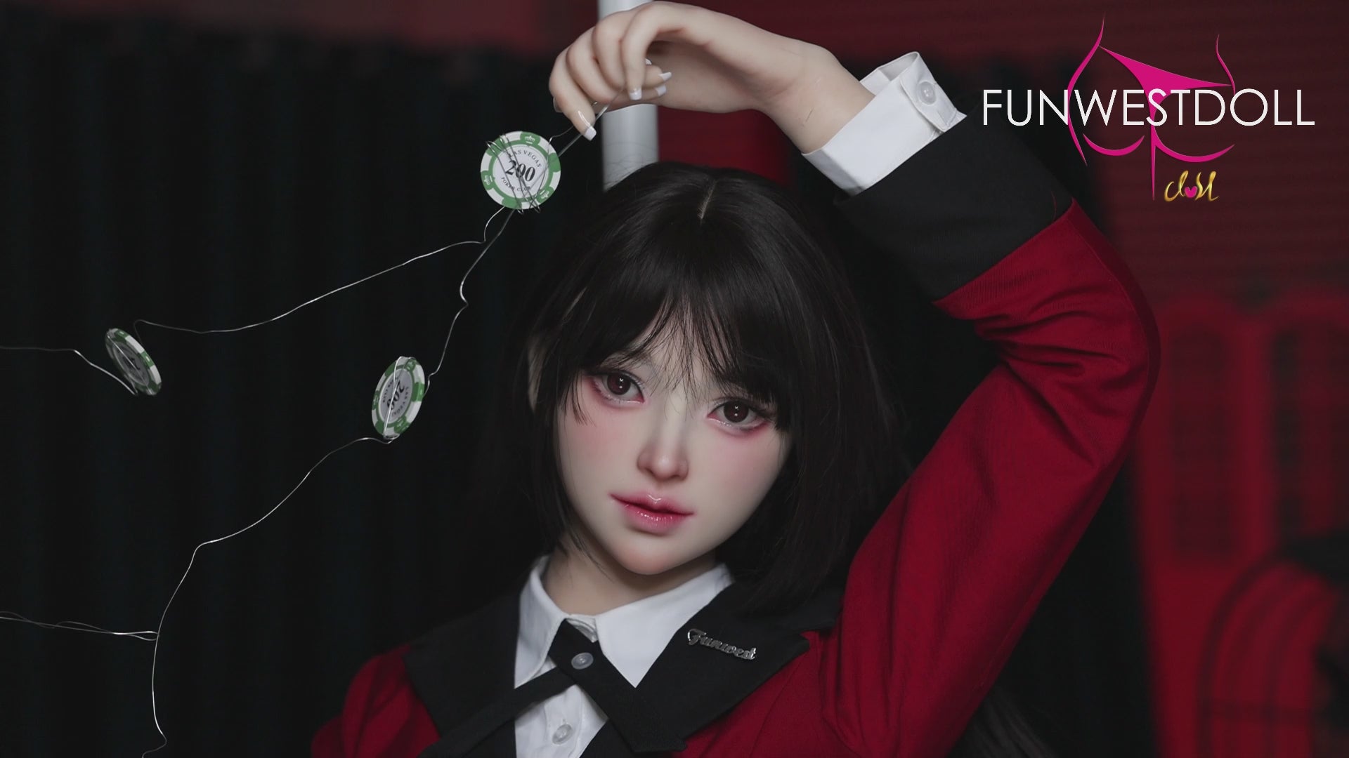 Yumeko Jabami poupée sexuelle (FunWest Doll 159cm a-t-cup # 038s Silicone)