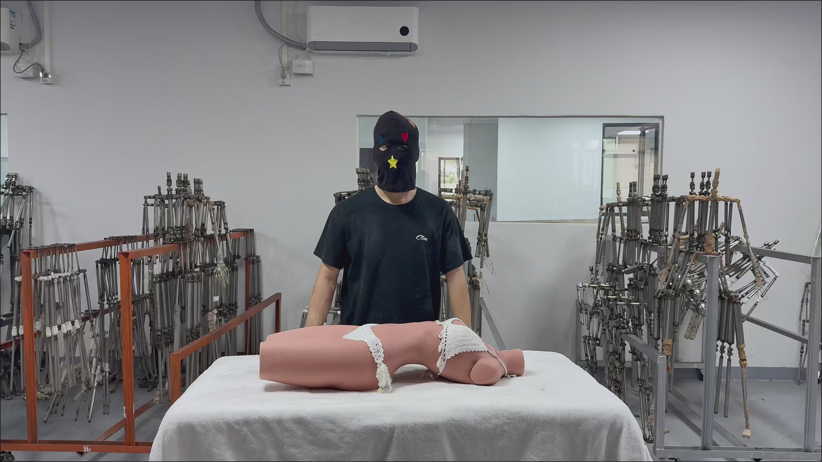 Raven Torso sekspop (Climax Doll ULW 100 cm A-cup siliconen)