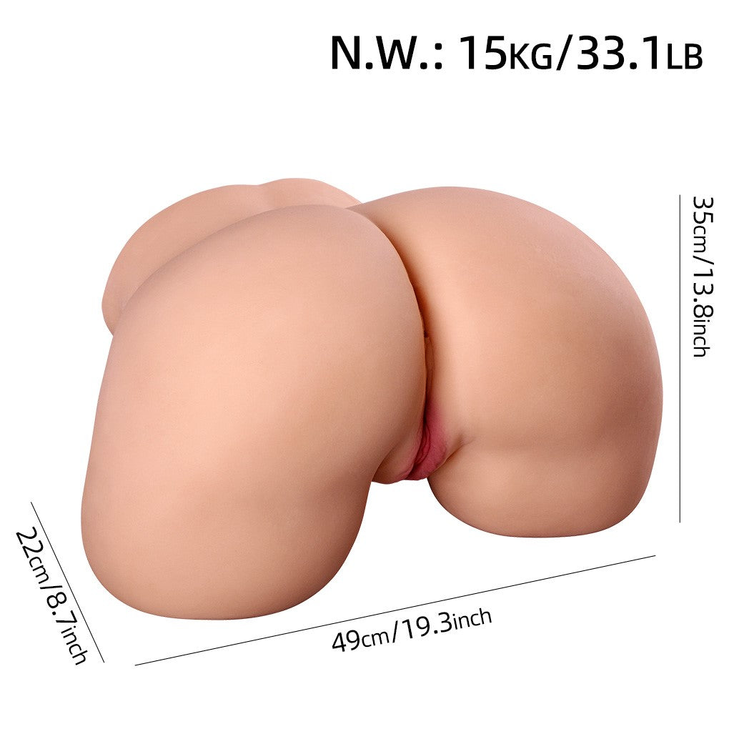 Fesses extra larges courbées (EL-Doll Hanche 124cm TPE) EXPRESS