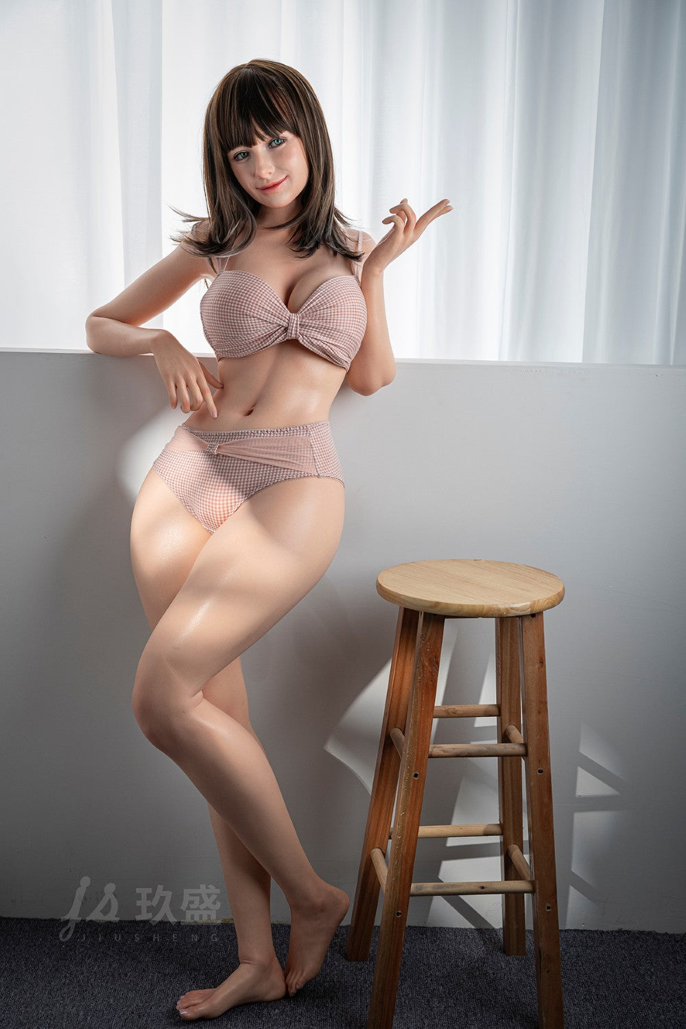 Terre de sienne poupée sexuelle (Jiusheng 152cm E-Cup # 108 Silicone)