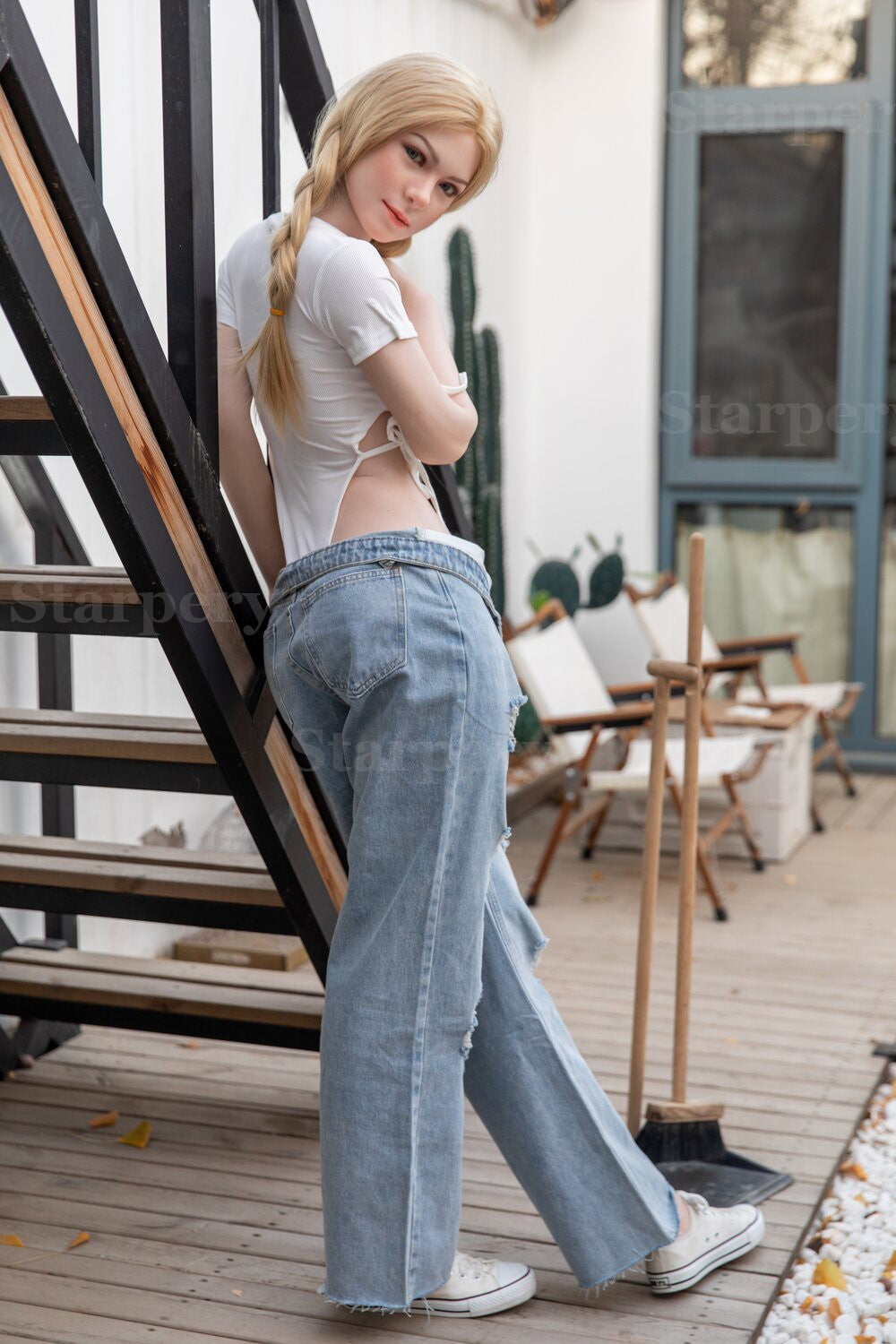 Imogen-sekspop (Starpery 171 cm A-cup TPE+Siliconen)