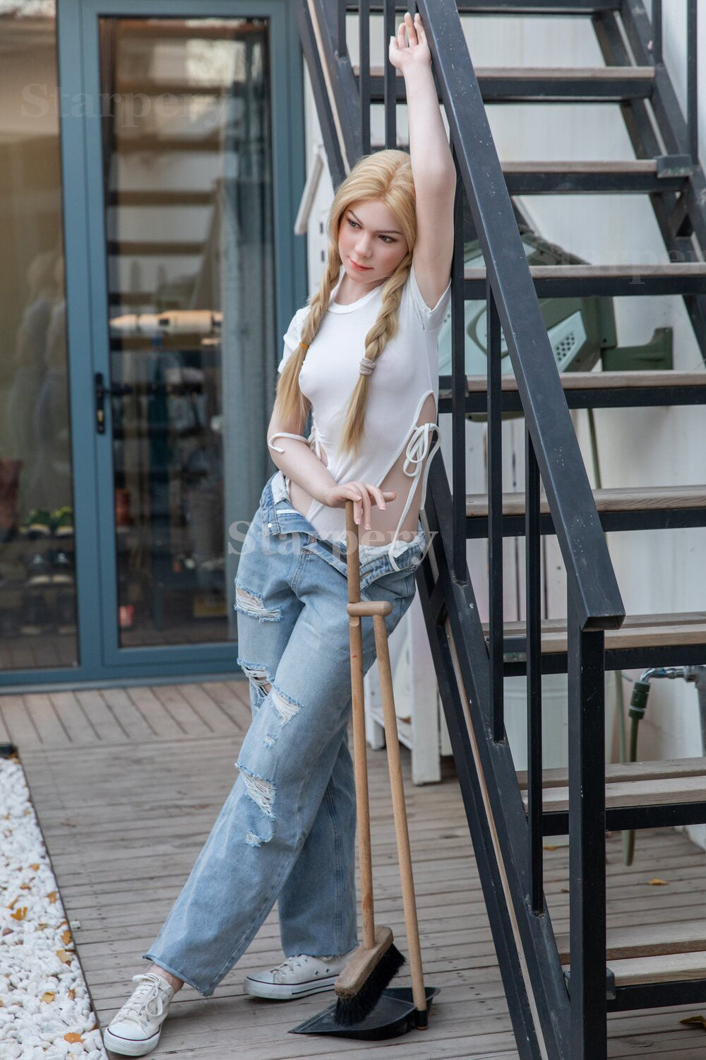 Imogen-sekspop (Starpery 171 cm A-cup TPE+Siliconen)