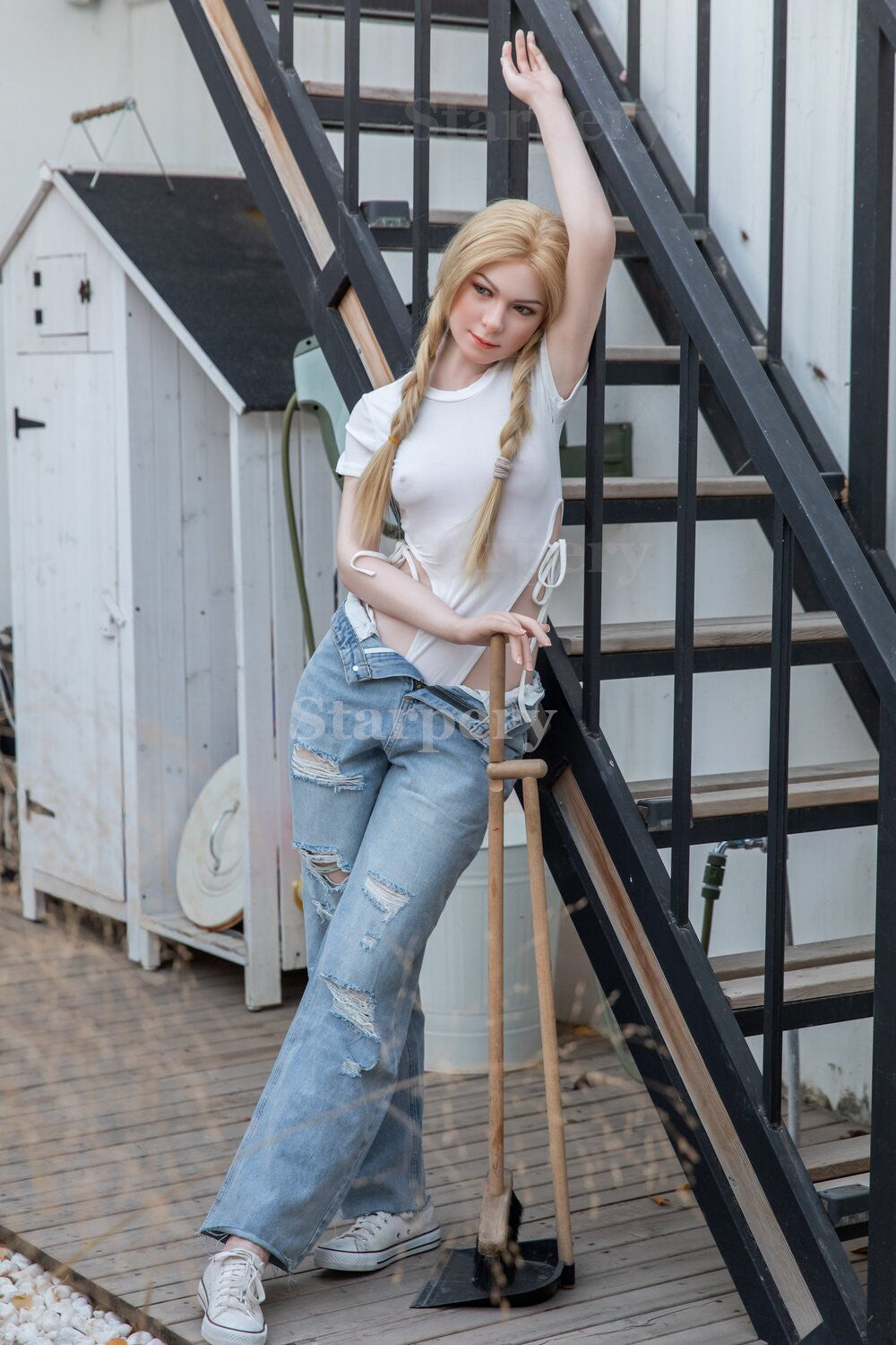 Imogen-sekspop (Starpery 171 cm A-cup TPE+Siliconen)