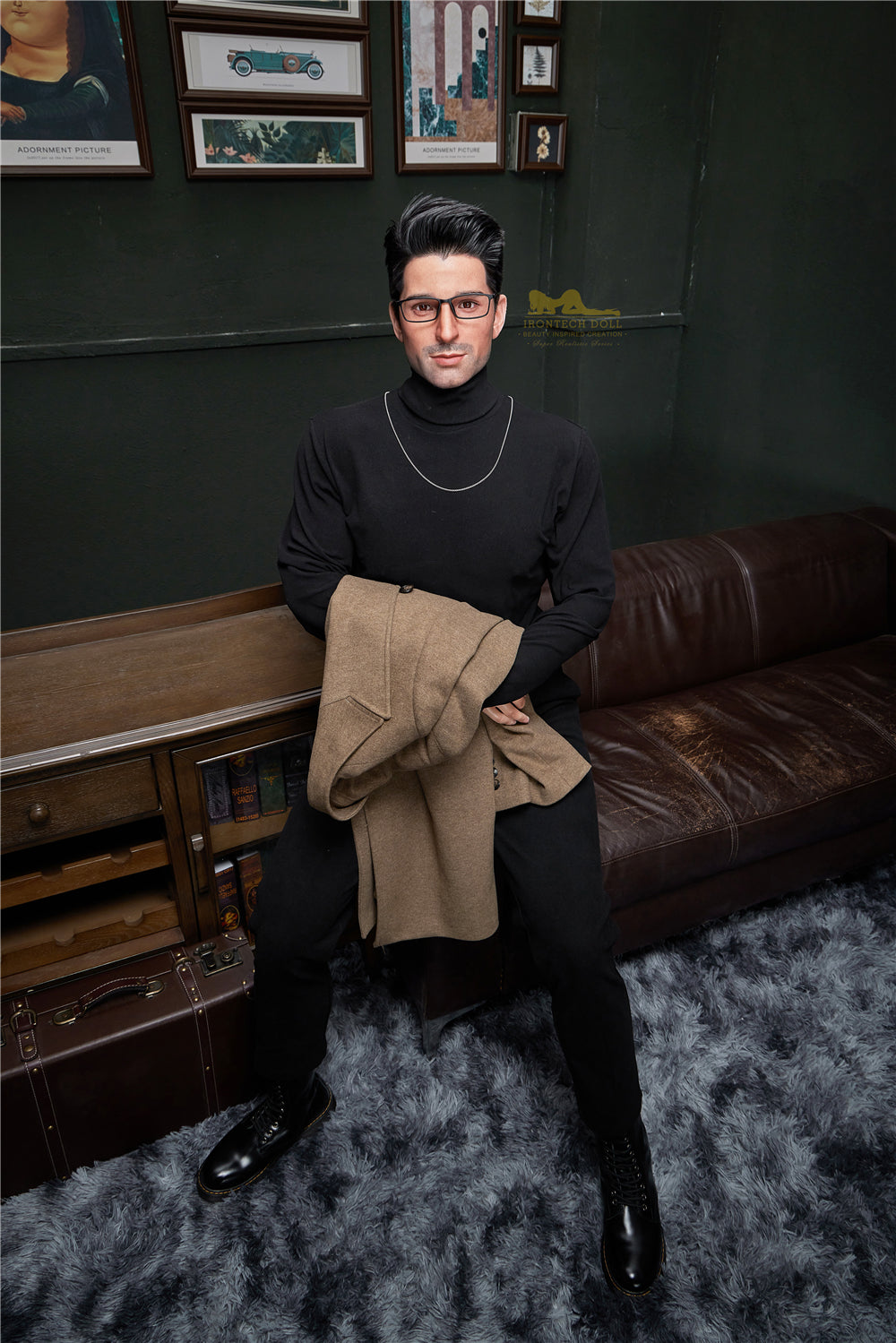 Georges mâle poupée sexuelle (Irontech Doll 176 cm m3 silicone)