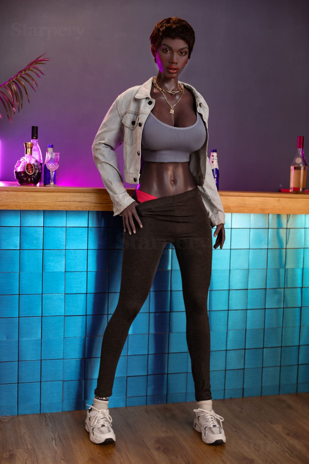 Keisha-sekspop (Starpery 174cm G-cup TPE+Siliconen)