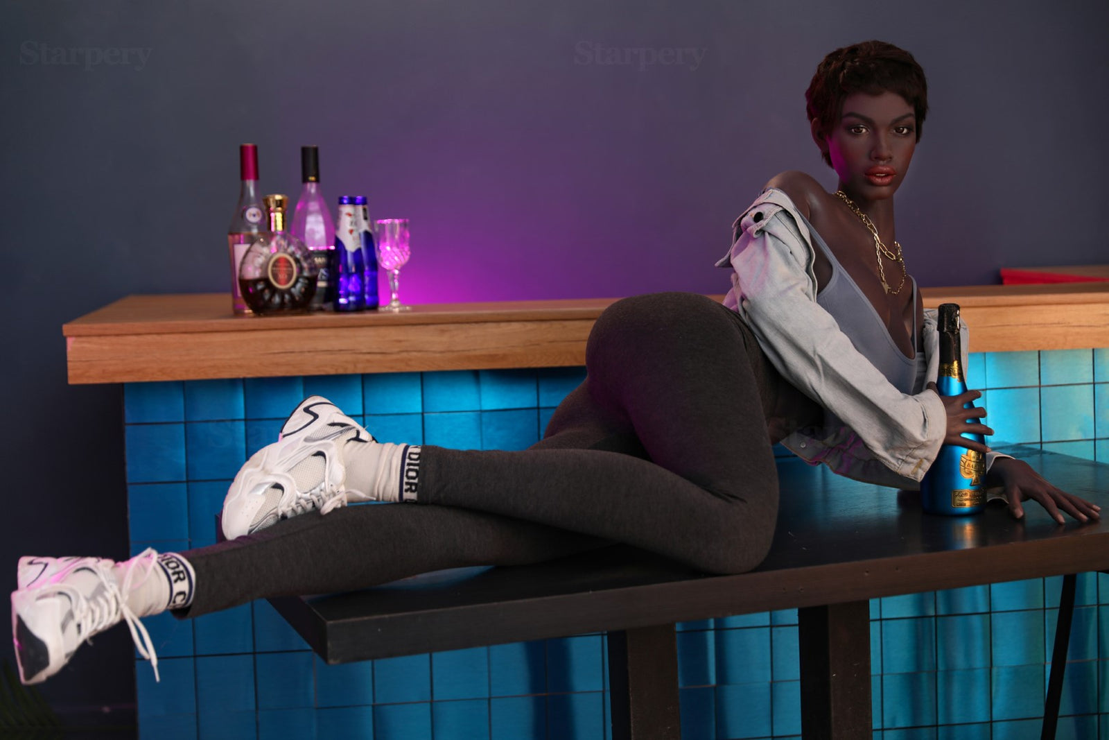 Keisha-sekspop (Starpery 174cm G-cup TPE+Siliconen)