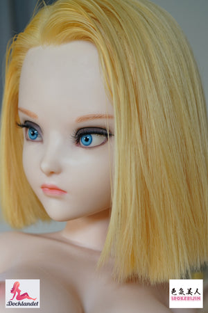 Lazuli Android 18 Sex Doll (Irokebijin 140 cm e-cup TPE/siliconen)