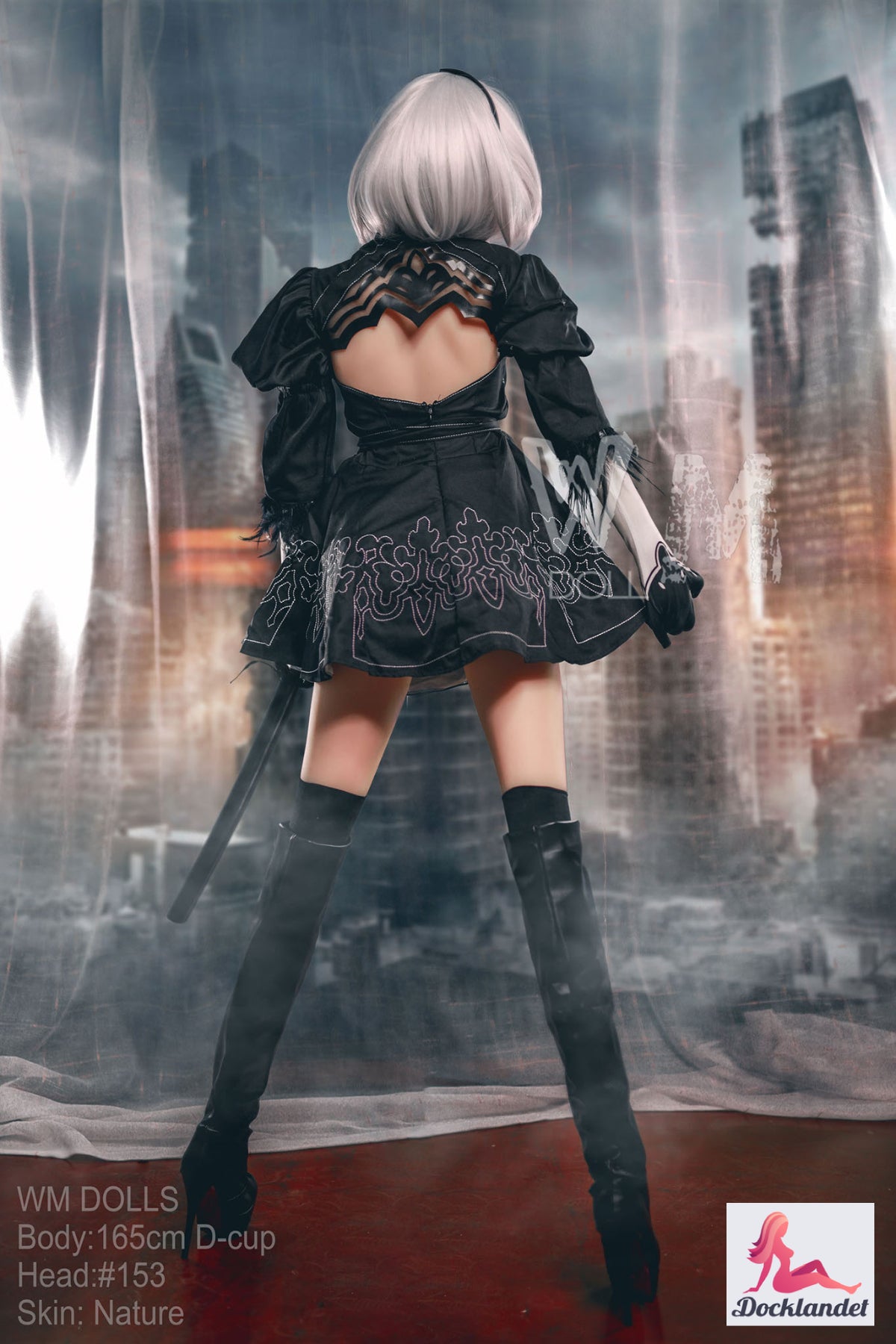 Yorha 2B Sex Doll (WM-Doll 165cm D-Kupa #153 TPE)