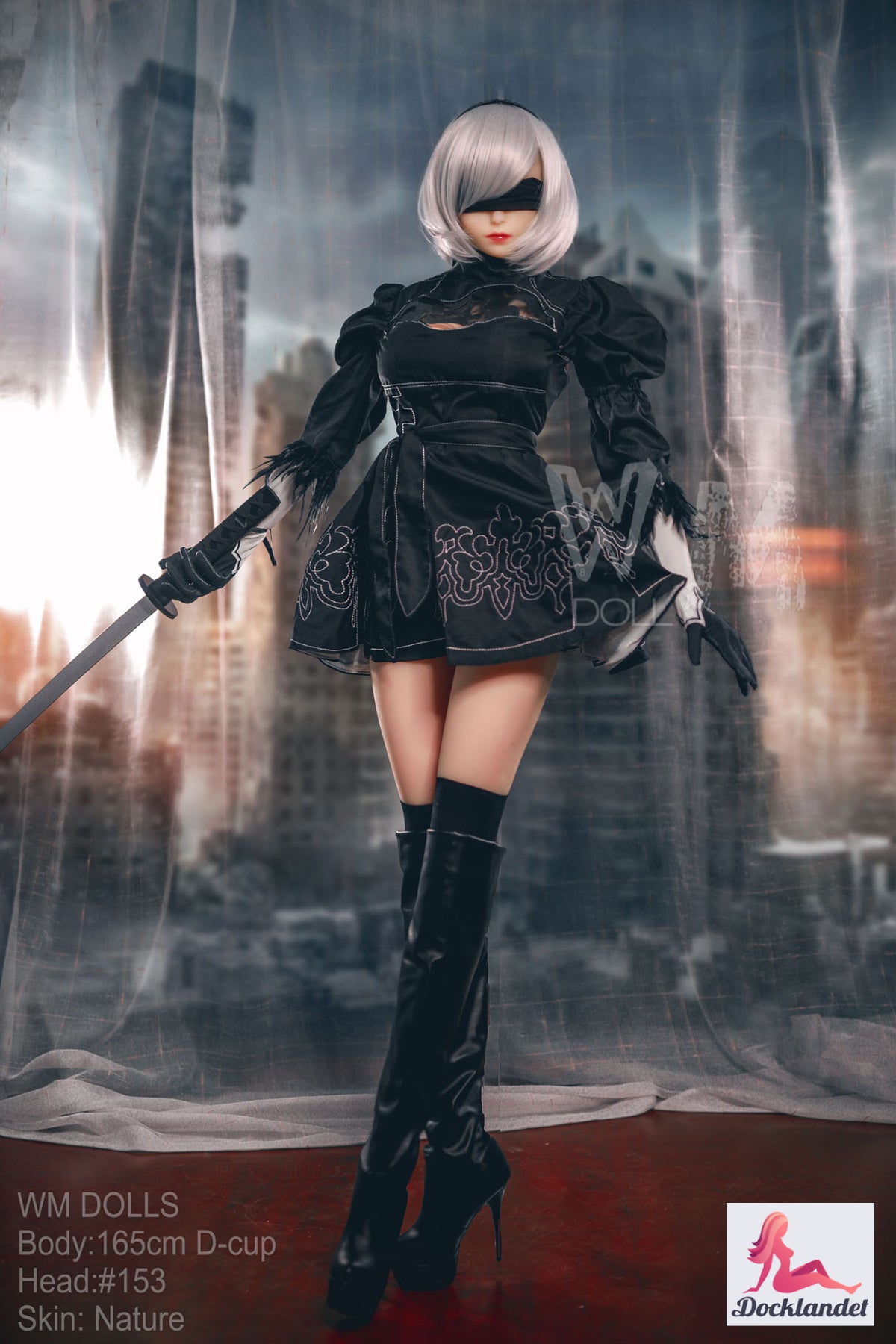 Yorha 2b sexpuppe (WM-Doll 165cm D-cup #153 TPE)
