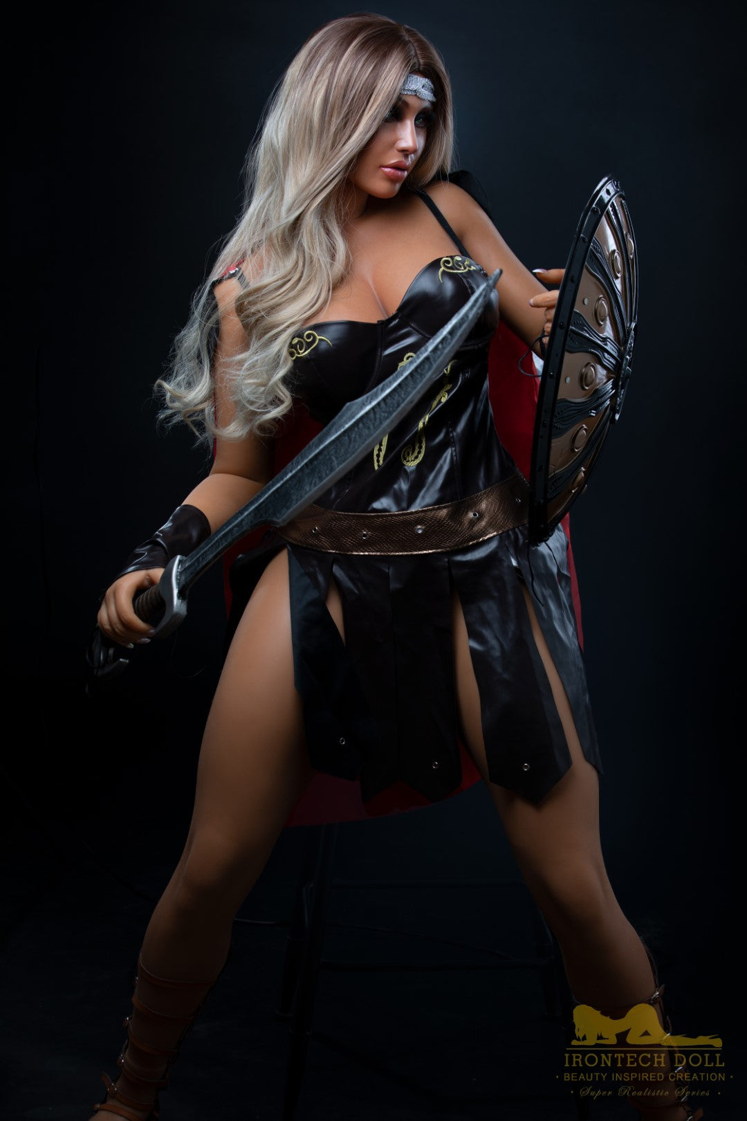 Hedy Warrior-sekspop (Irontech Doll 164 cm E-cup S26 siliconen)