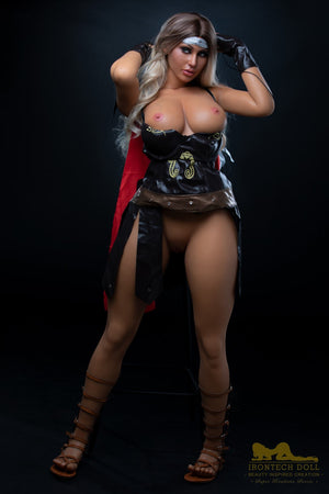 Hedy Warrior sexpuppe (Irontech Doll 164cm e-cup S26 Silikon)