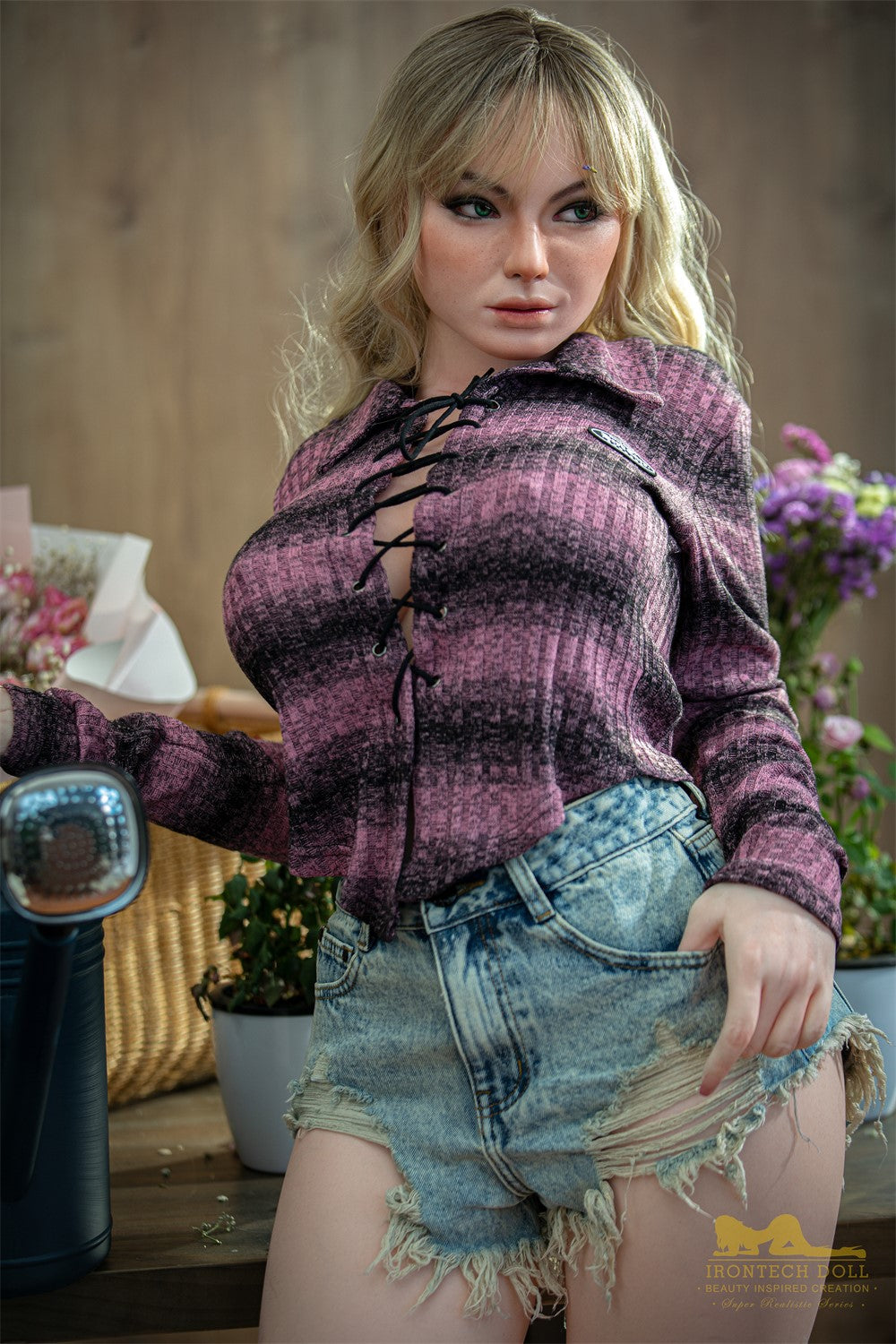 Marie poupée sexuelle (Irontech Doll 165 cm F-Cup S22 Silicone)