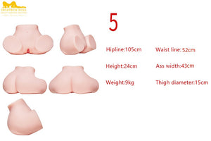 Butt Big Curvy Sex Doll (Irontech Doll Heup 110cm tpe)