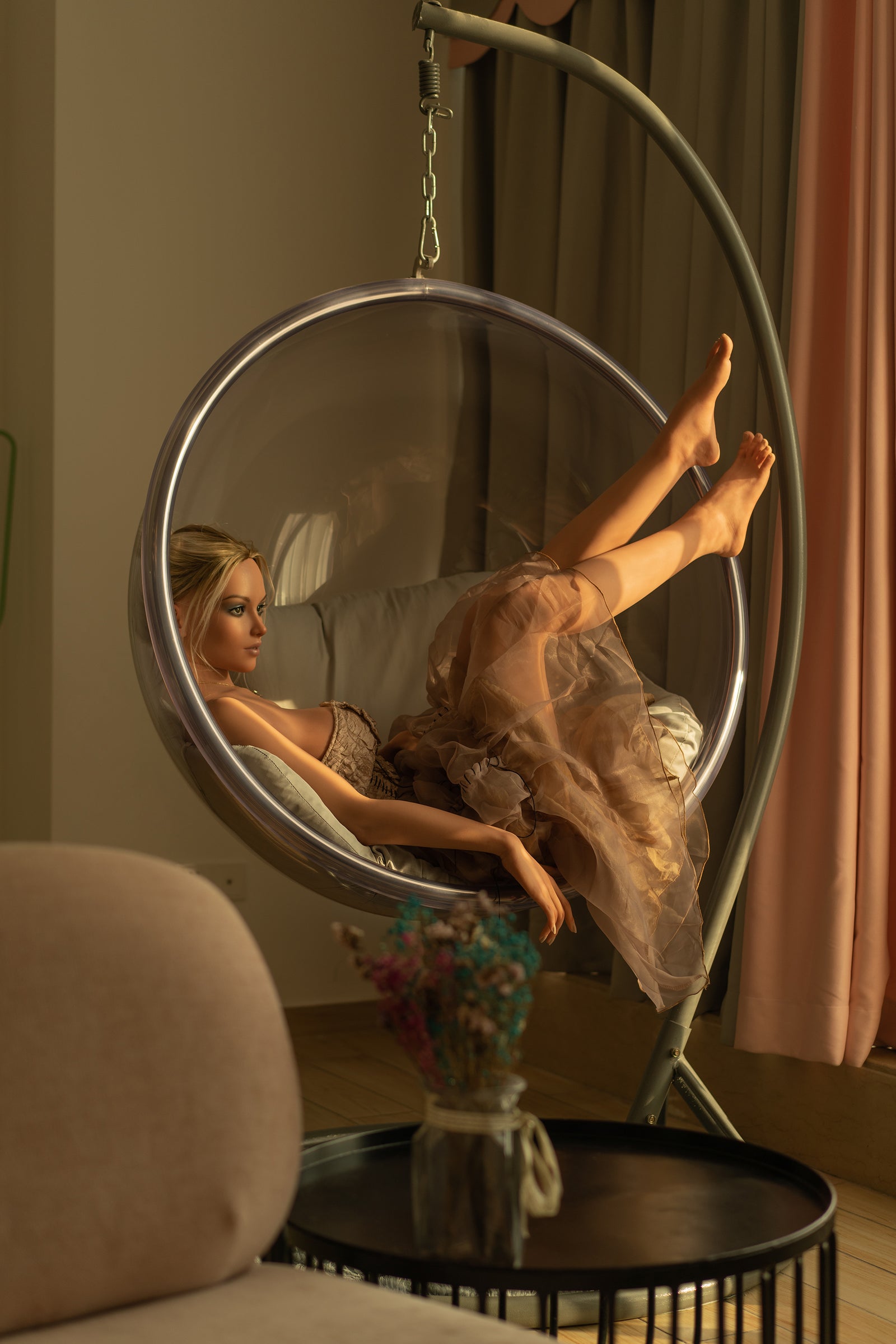 Scharlaken sekspop (Zelex 170 cm C-cup GE53 siliconen)