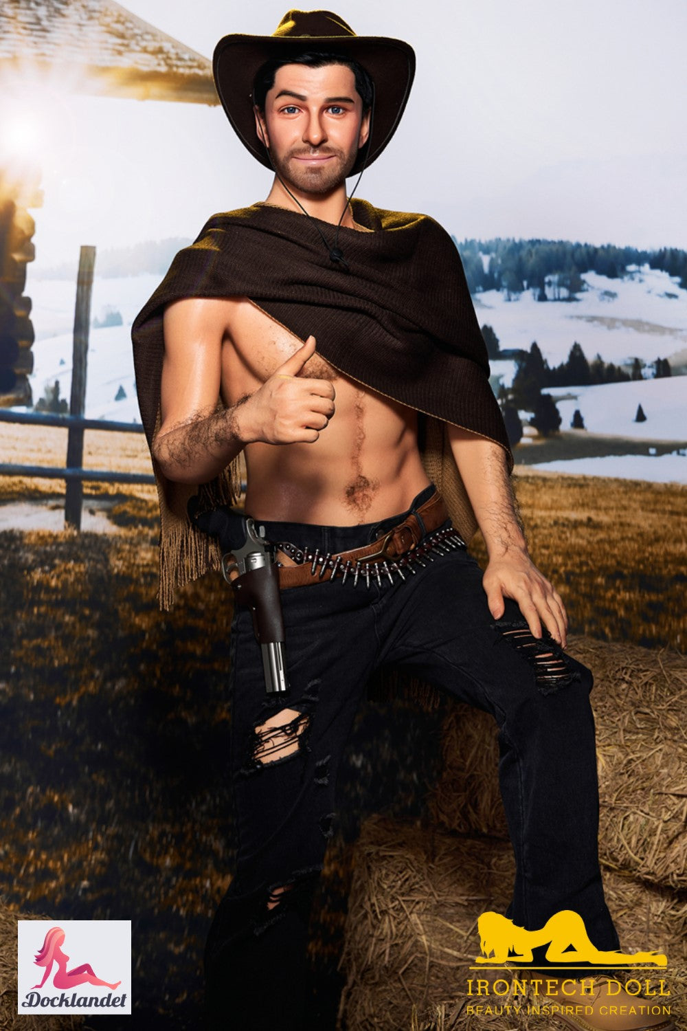 Allen Male Sex doll (Irontech Doll 170cm M6 silicone)