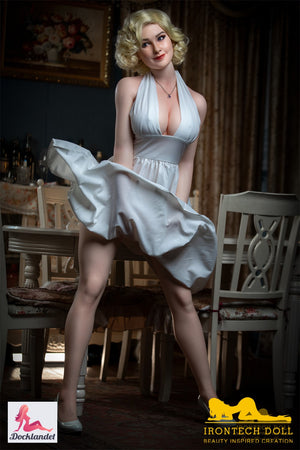 Marilyn Sex Doll (Irontech Doll 164cm e-cup S12 siliconen)