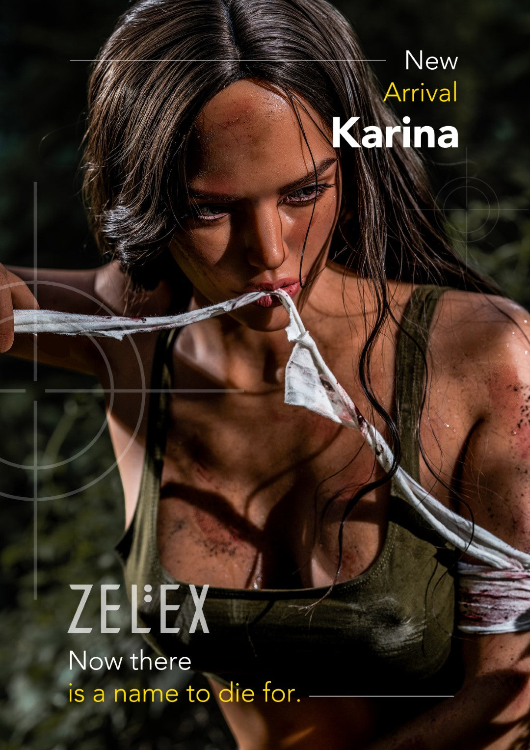 Karina-sekspop (Zelex 170 cm C-cup GE55 siliconen)