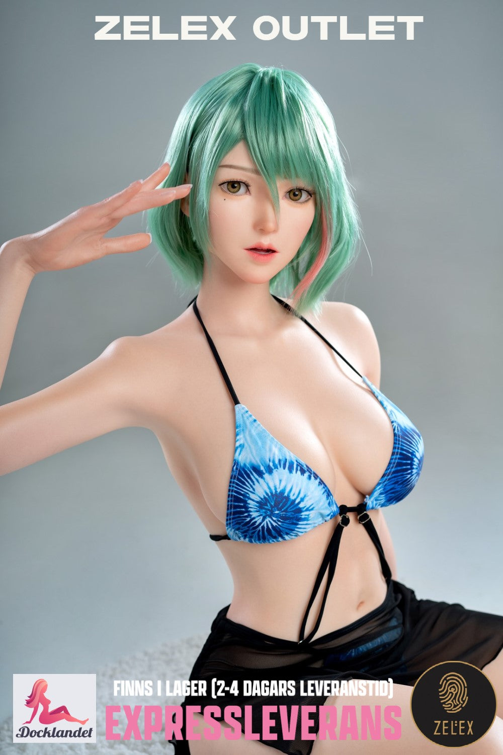 Miko-sekspop (Zelex 172 cm F-Cup GE107 siliconen) EXPRESS