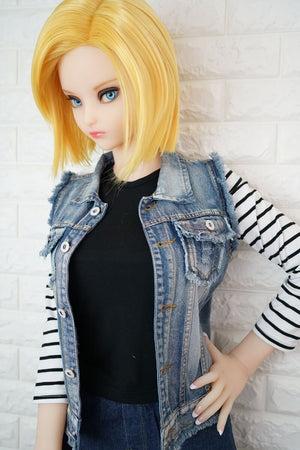 Lazuli Android 18 Sex Doll (Irokebijin 140 cm e-cup TPE/siliconen)