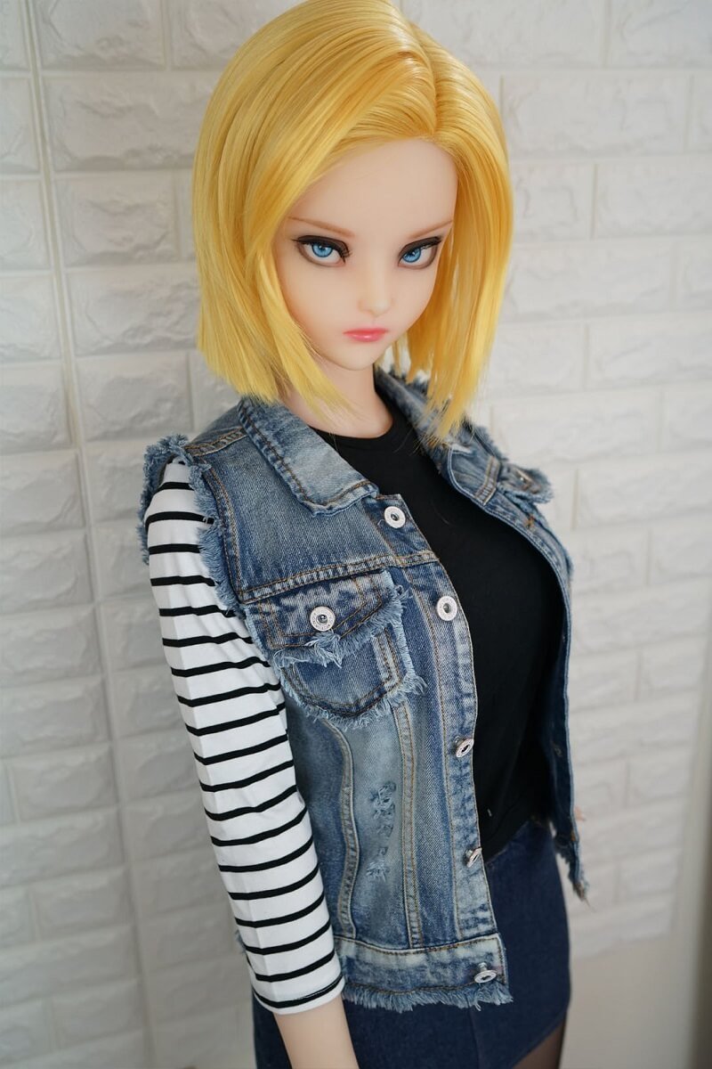 Lazuli Android 18 poupée sexuelle (Irokebijin 140 cm E-cup TPE/Silicone)