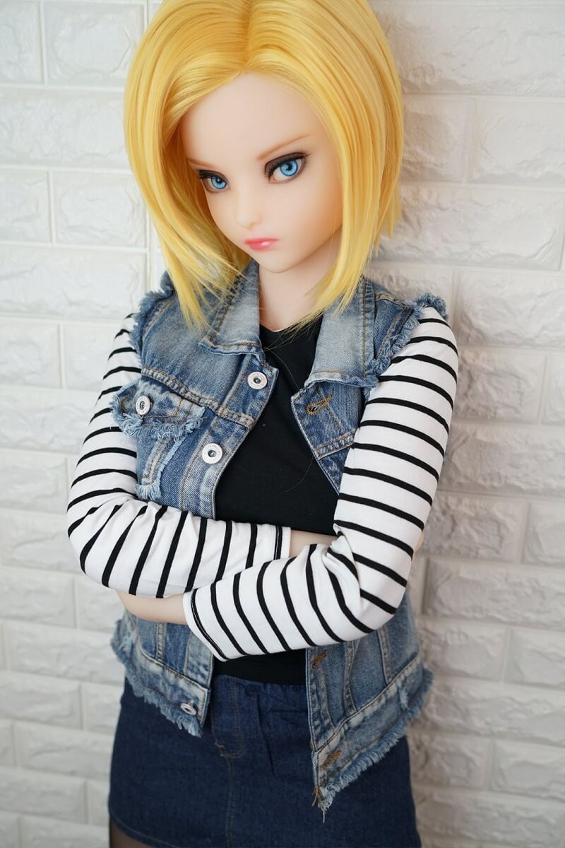 Lazuli Android 18 poupée sexuelle (Irokebijin 140 cm E-cup TPE/Silicone)