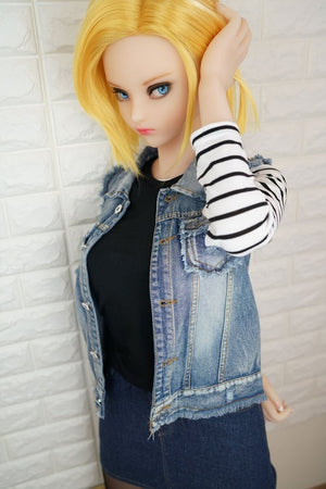 Lazuli Android 18 Sex Doll (Irokebijin 140 cm e-cup TPE/siliconen)